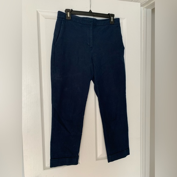 Ann Taylor ankle pant high waisted navy blue - Picture 1 of 4